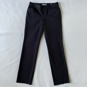 Eddie Bauer Black Slightly Curvy Fit Straight Leg Trouser Dress Pants Size 8L